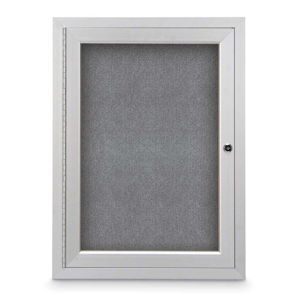 Sliding Door Indoor Enclosed Corkboard, 7